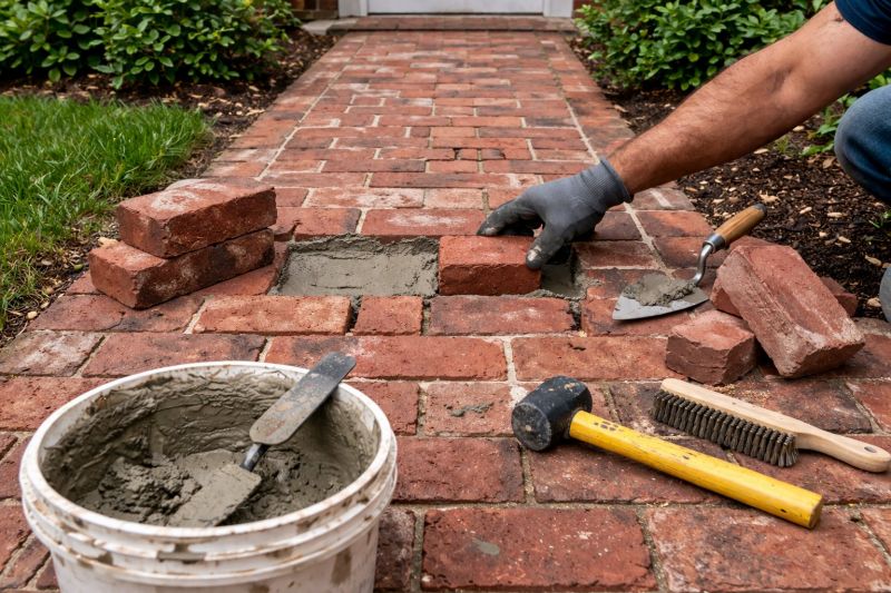 Brick Driveway Repair in Roseville, CA