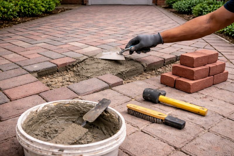 Brick Flatwork Repair in Citrus Heights, CA