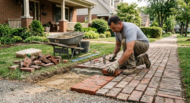 Brick Flatwork Repair in Yuba City, CA