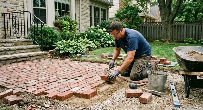 Brick Flatwork Repair in Yuba City, CA