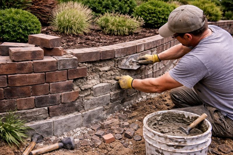 Brick Wall Repair in Folsom, CA