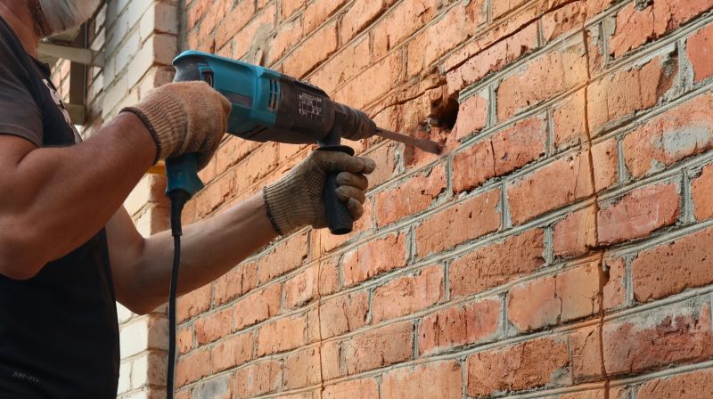 Brick Wall Repair in Rancho Cordova, CA