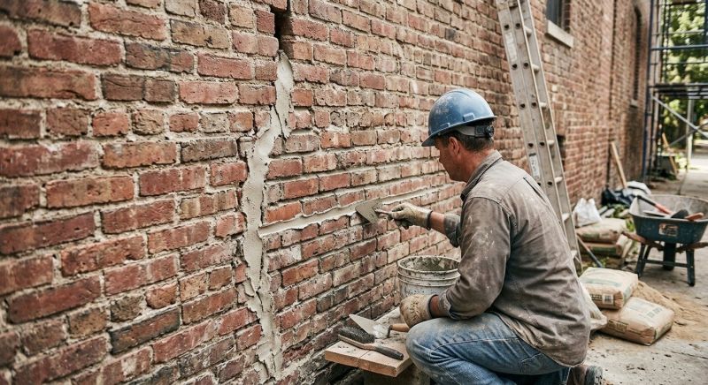 Brick Wall Repair in Yuba City, CA
