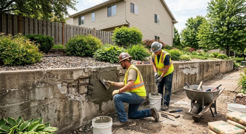 Retaining Wall Repair in Roseville, CA