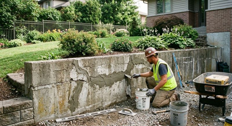 Retaining Wall Repair in Lincoln, CA