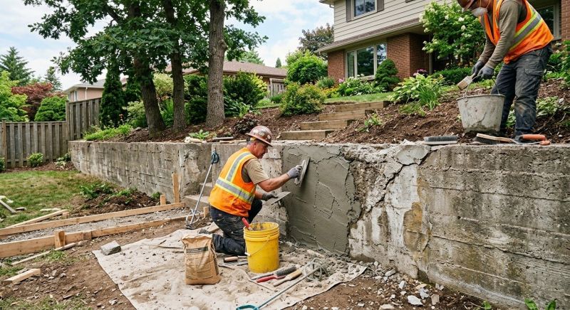 Retaining Wall Repair in Placer County, CA