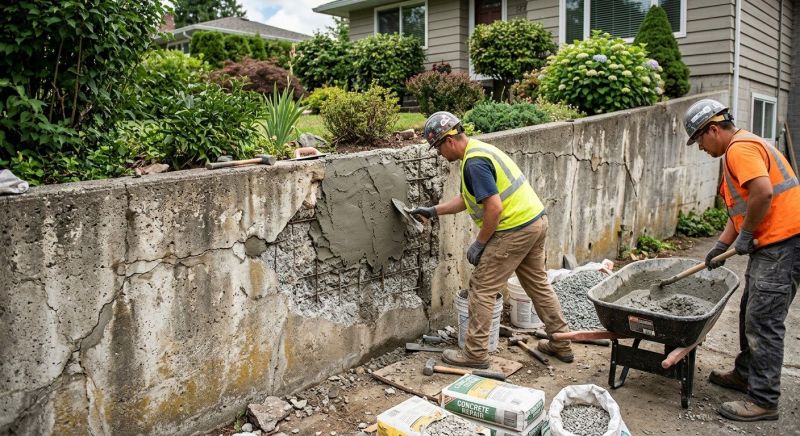 Retaining Wall Repair in Rocklin, CA