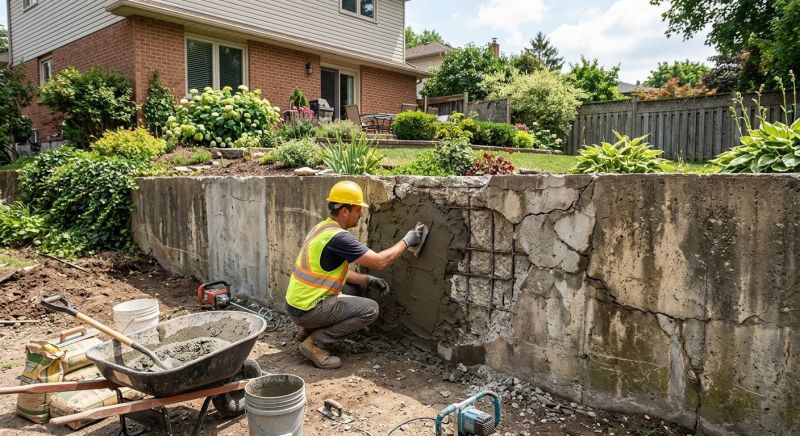 Retaining Wall Repair in West Sacramento, CA