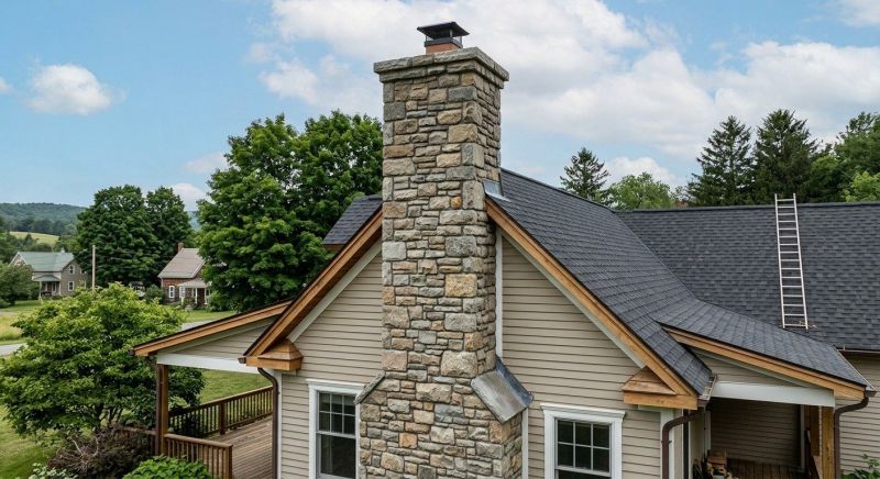 Stone Chimney Installation in Roseville, CA