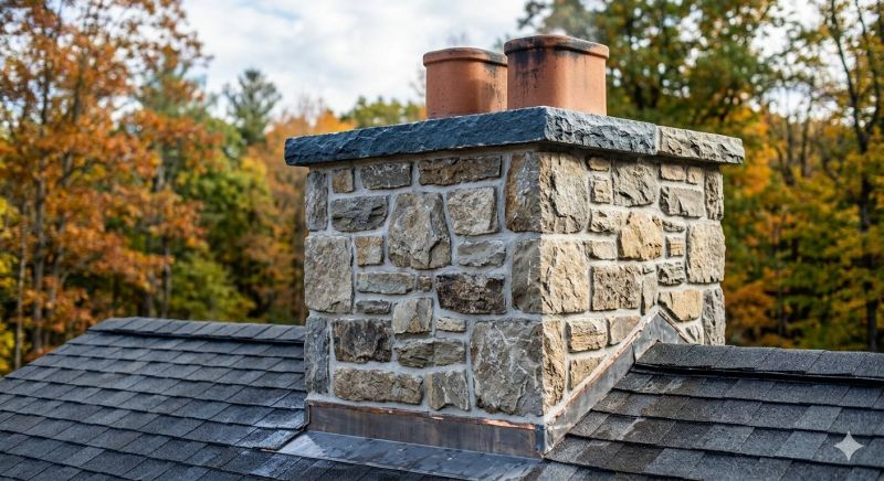 Stone Chimney Installation in West Sacramento, CA