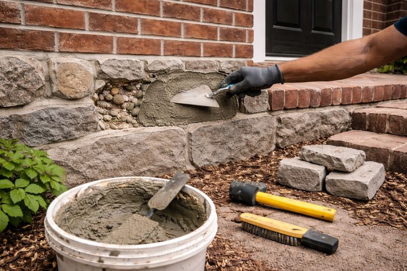 Stonework Repair in Meadow Vista, CA
