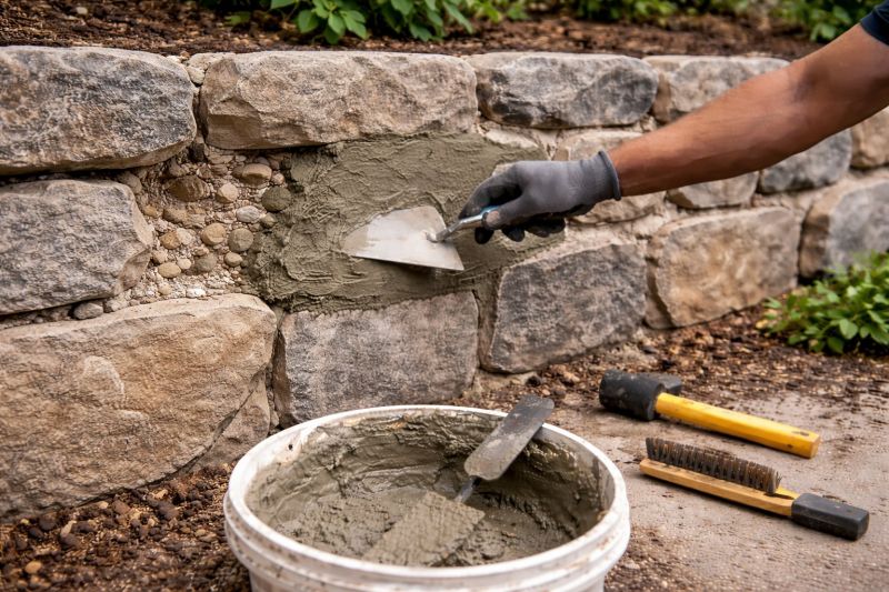 Stonework Repair in West Sacramento, CA